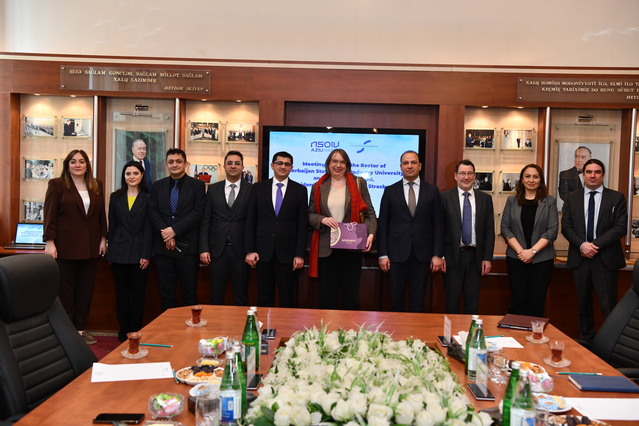 Strasburq universitetinin prezidentindən ADNSU və UFAZ-a yüksək qiymət