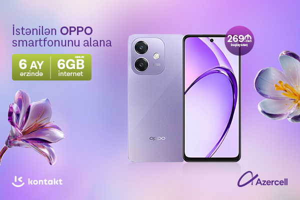 Azercell-dən xüsusi “OPPO” kampaniyası