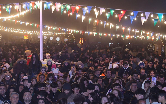 Xankəndidə bayram bayrama qarışıb - Fotolar