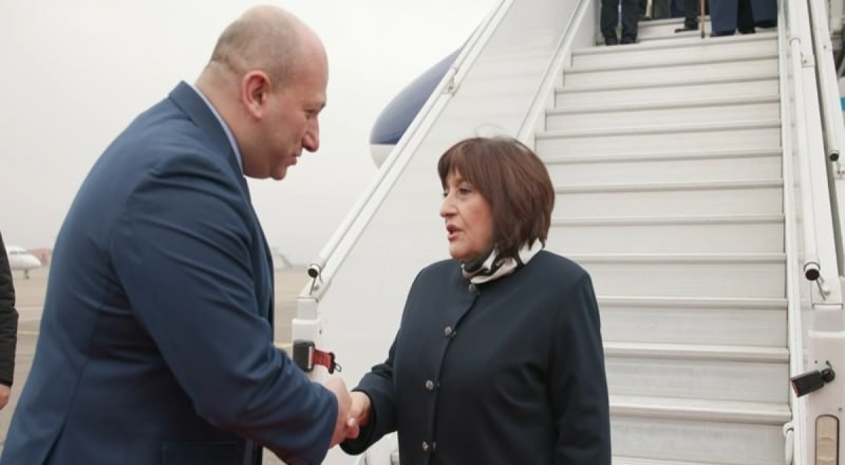 Sahibə Qafarovanın başçılıq etdiyi nümayəndə heyəti Tbilisiyə səfər edib