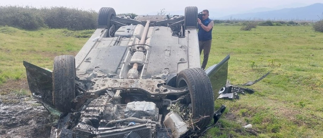 Lənkəranda yol qəzasında ər-arvad xəsarət alıb - FOTO