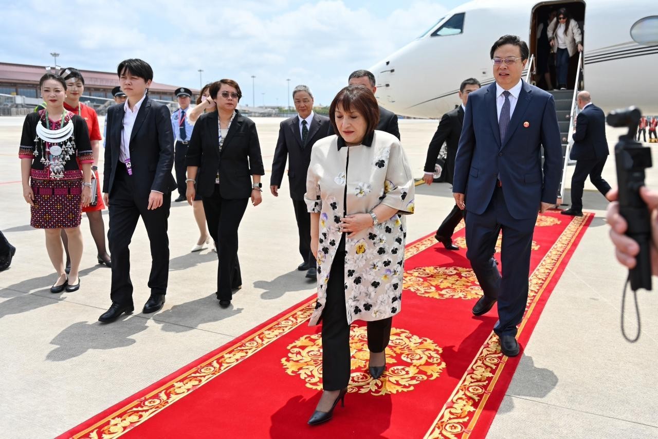 Sahibə Qafarova Çinə səfər edib - FOTOLAR