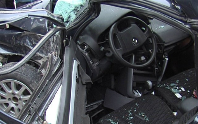 Biləsuvarda qəza - 4 nəfər xəsarət aldı