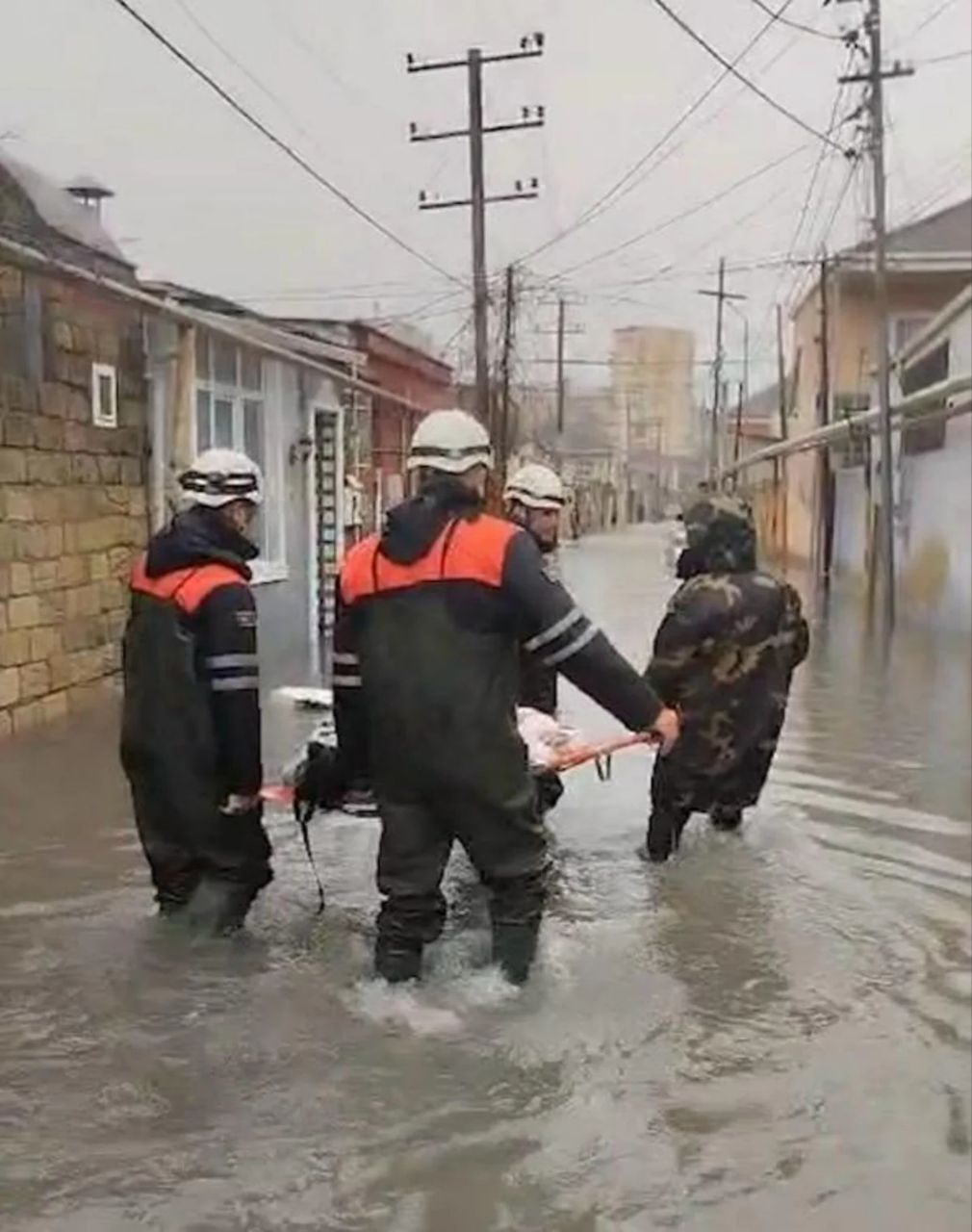 Su basmış ərazilərdən 118 nəfər təxliyə edilib