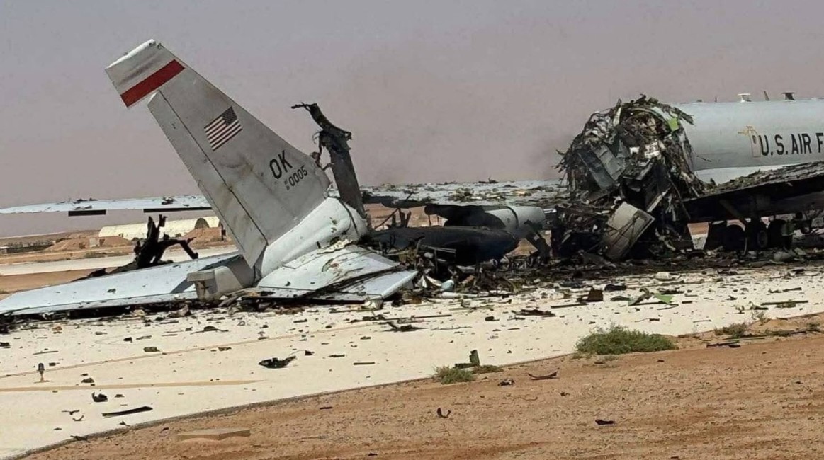 İran ABŞ-ın “E-3 Sentry” xüsusi kəşfiyyat təyyarəsini vurub - FOTO