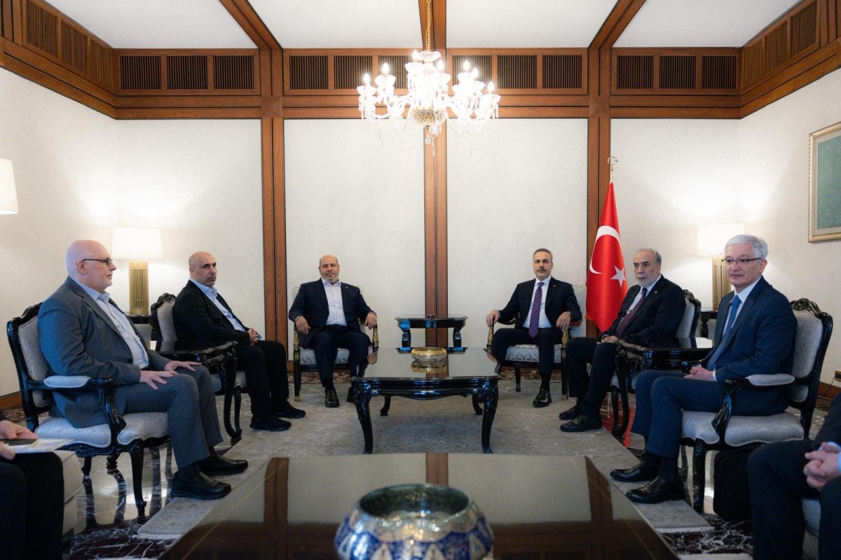 Hakan Fidan HAMAS nümayəndə heyətini qəbul edib