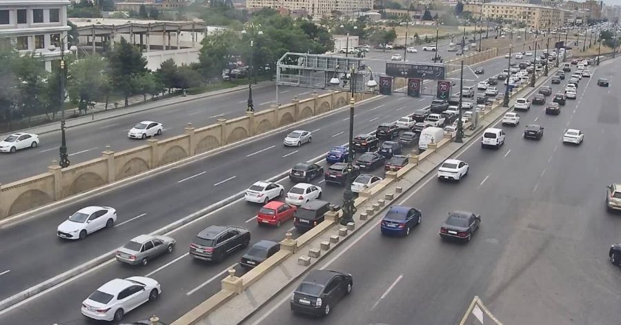 Bakıda bu yollarda sıxlıq var - SİYAHI