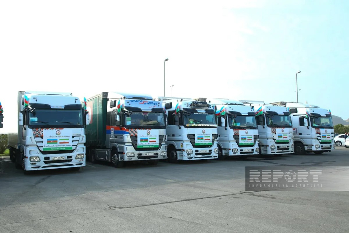 Azərbaycandan İrana növbəti humanitar yardım