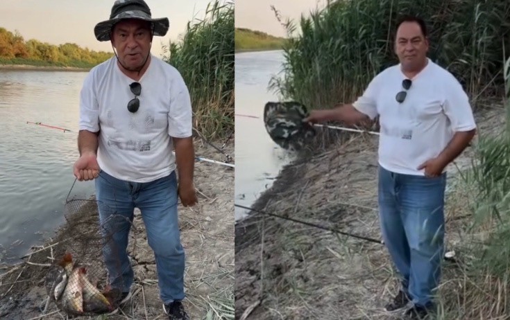 Əlikram Bayramov qadağa dövründə balıq tutdu