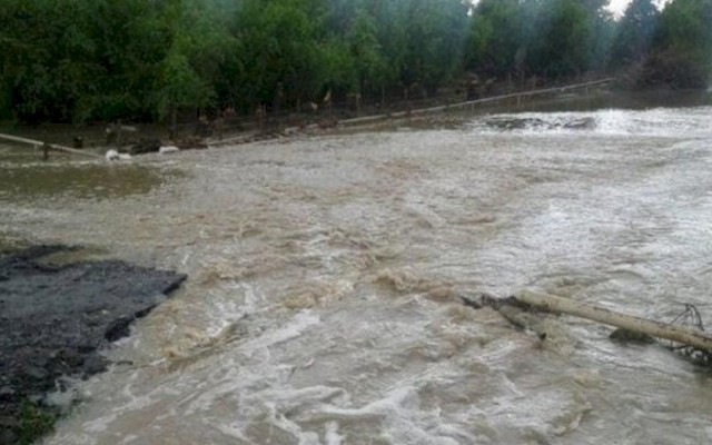 Quba və Qusarda çaylardan sel keçir