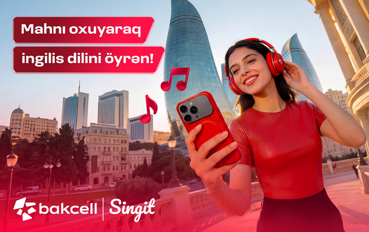 Bakcell ilə ingilis dilini “Singit” tətbiqində öyrən