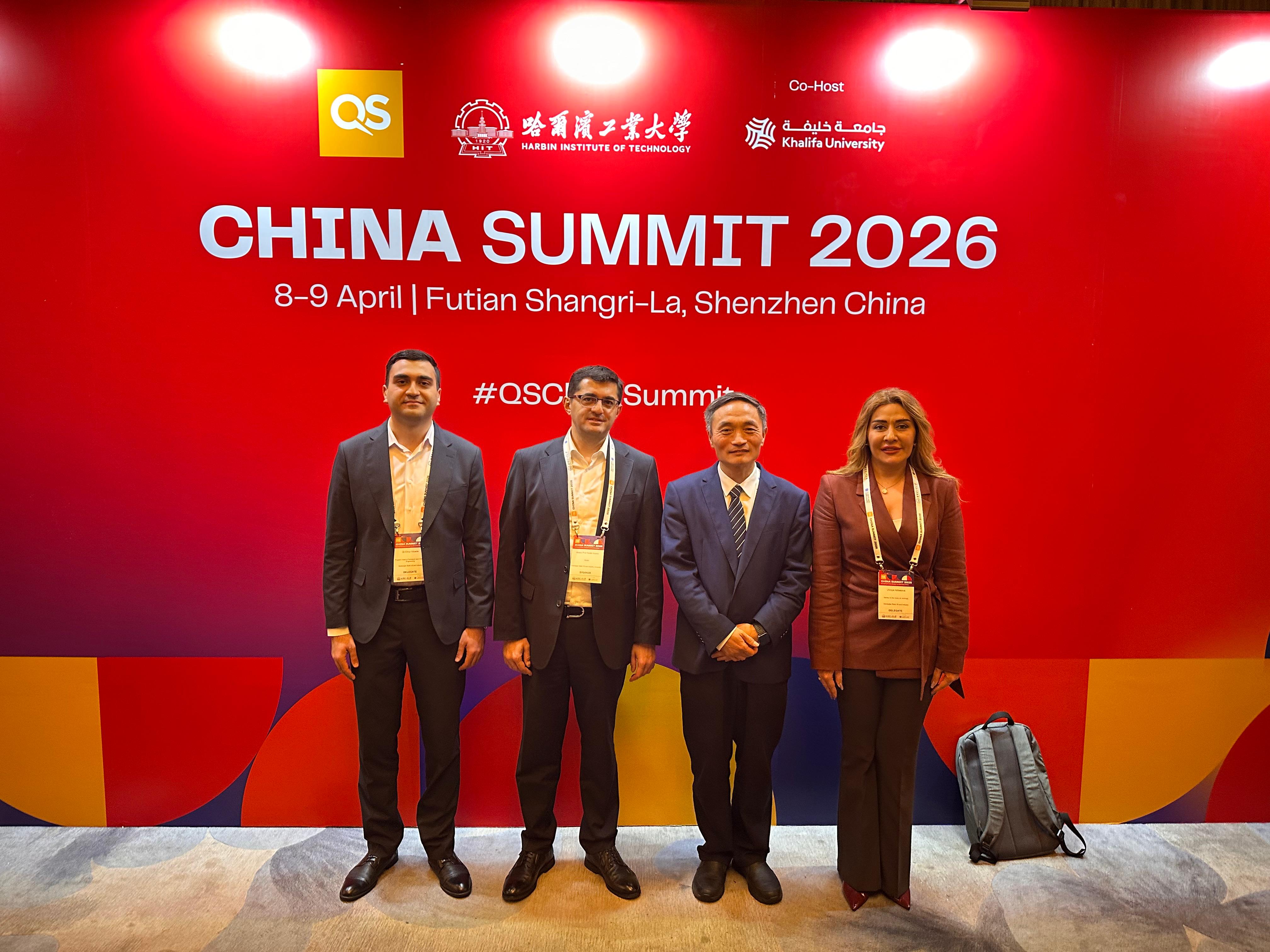 ADNSU “QS China Summit 2026”da uğurla iştirak edir - FOTOLAR