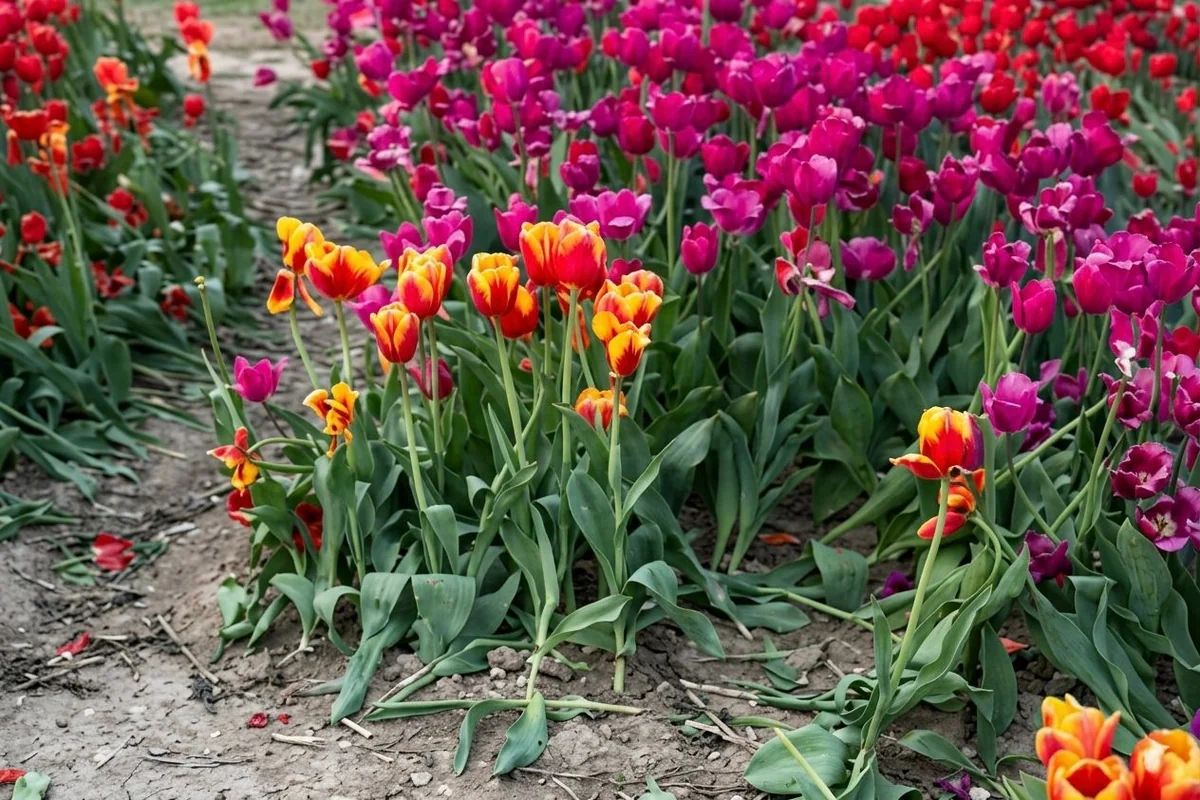 Bakı Bulvarında çiçəkləri kim yararsız hala salıb? - VİDEO