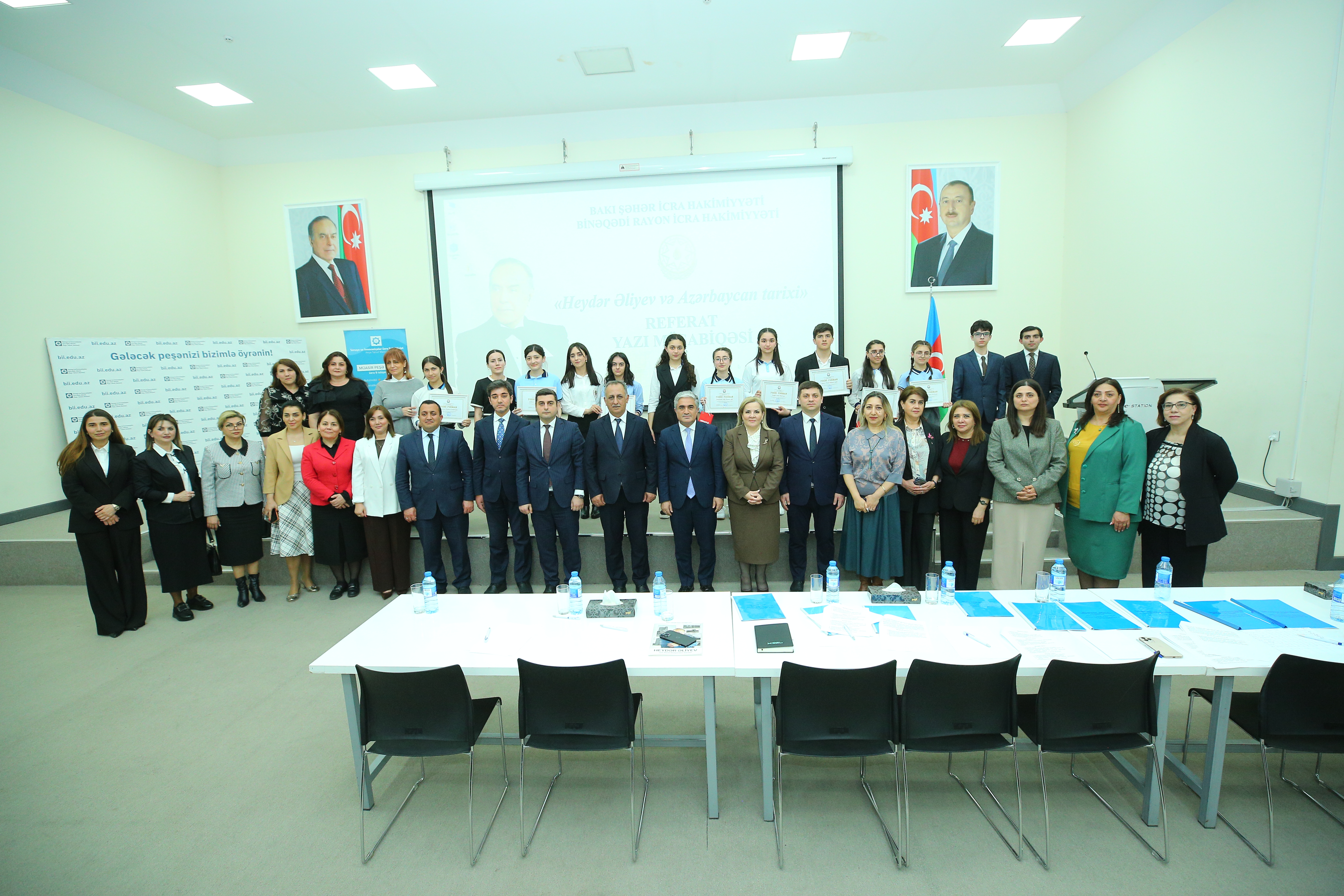 Binəqədidə “Heydər Əliyev və Azərbaycan tarixi” mövzusunda elmi-praktik konfransı keçirildi - FOTOLAR