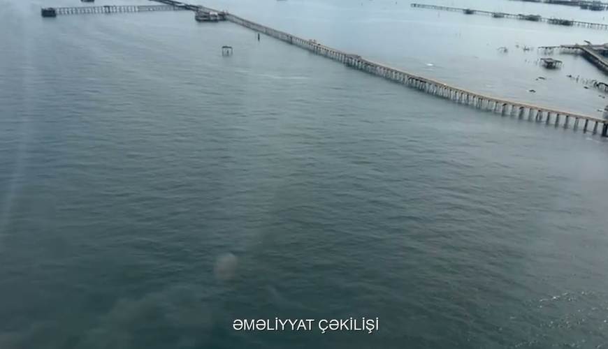 Xəzərdə balıqçı batdı - Əraziyə helikopter cəlb edildi