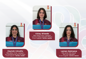 Azərbaycanlı şagirdlərdən beynəlxalq uğur: 3 bürünc medal