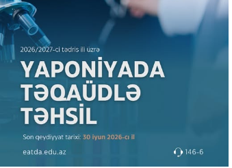 Yaponiyada tədqiqatçılar üçün təqaüd: müraciət başladı