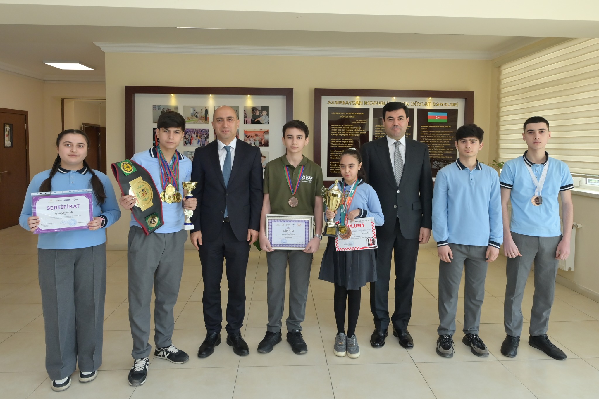 Emin Əmrullayev Xaçmazda tədris prosesi ilə tanış oldu