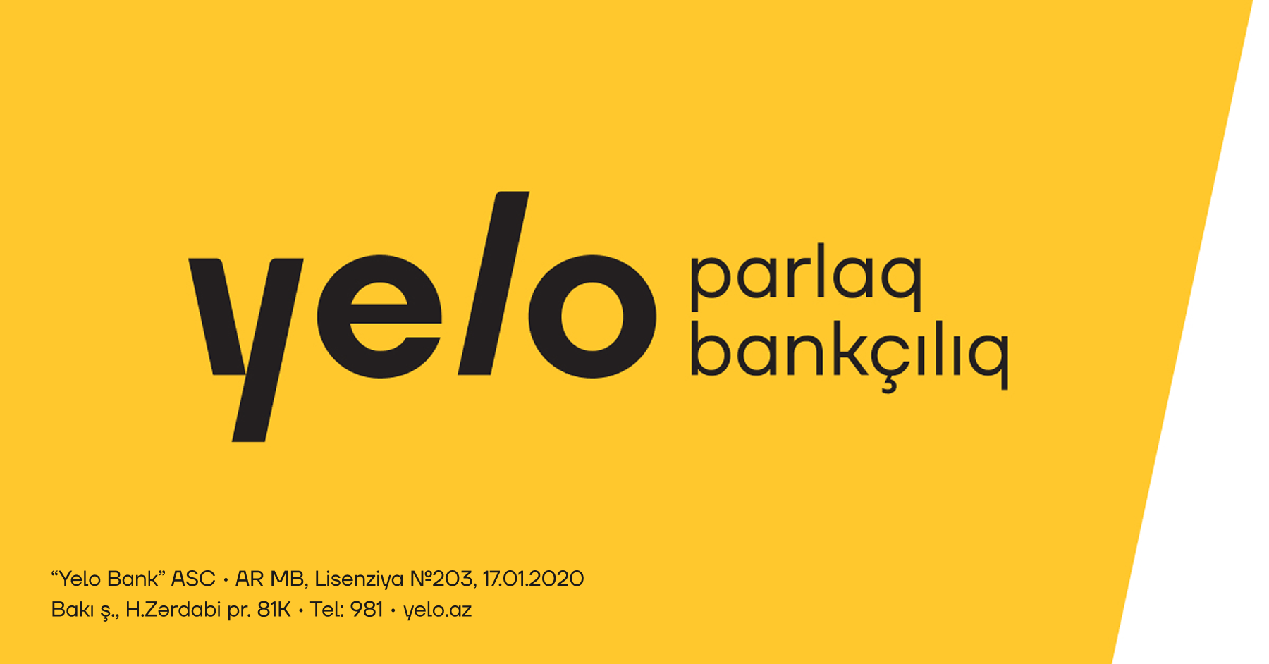 Yelo Bank tender elan edir