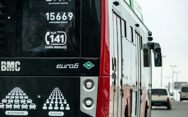 Bu marşrut üzrə bütün avtobuslar yenilənir