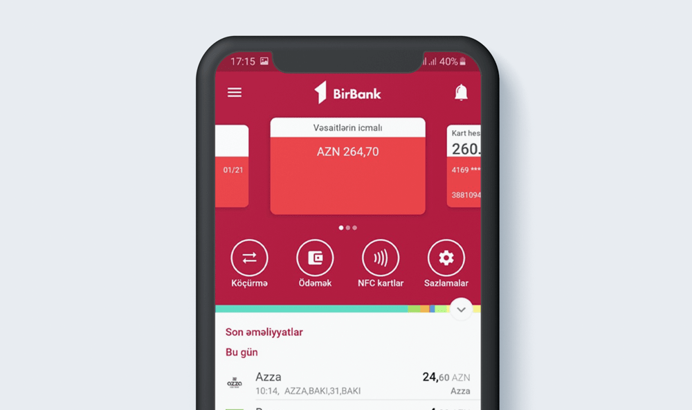 Birbank mobil tətbiqində yenilik - SİMA gəlir 