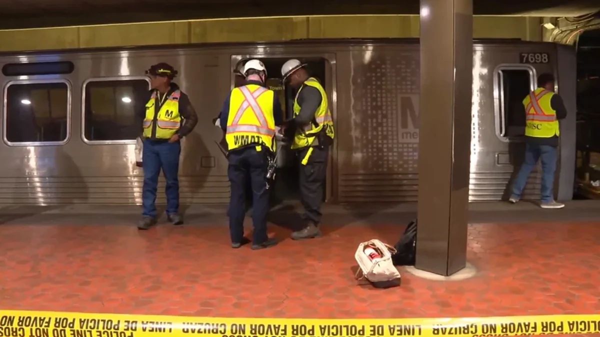 Vaşinqton metrosunda qəza: 11 nəfər xəsarət alıb