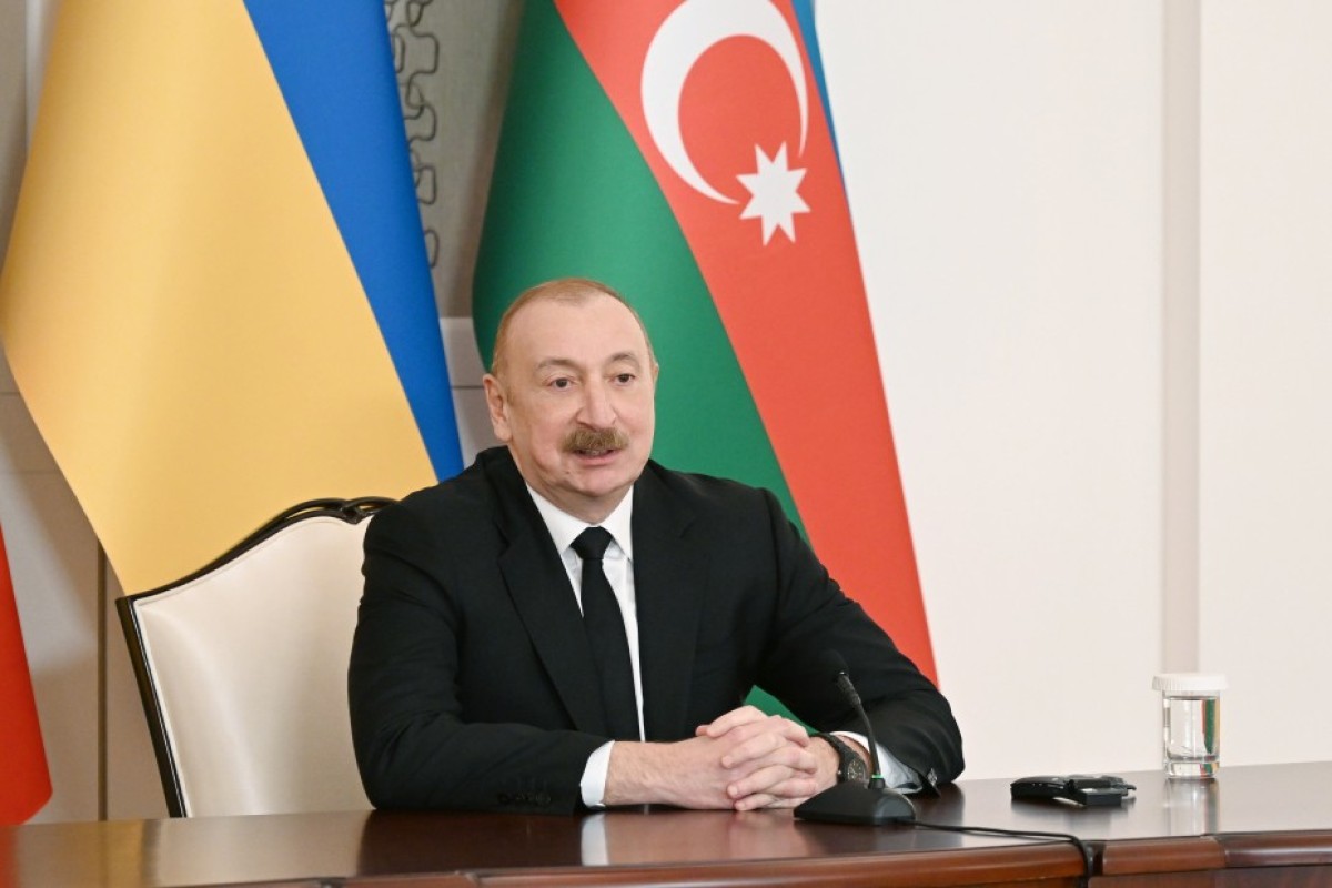 lham Əliyev: Həm Azərbaycanda, həm də Ukraynada hərbi sənaye kompleksi inkişaf edir