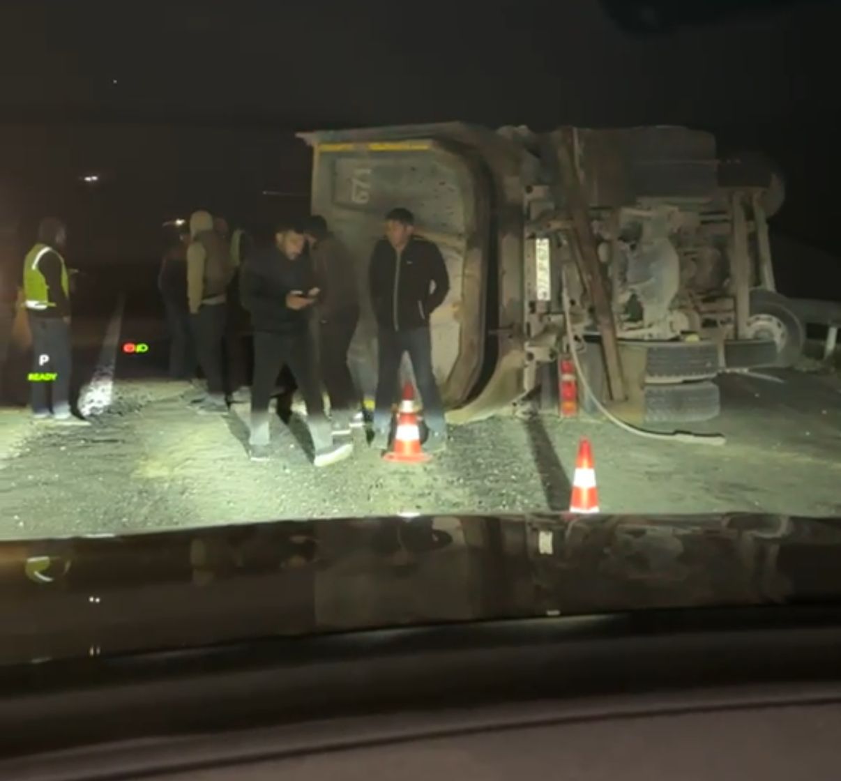Bakı-Şamaxı yolunda qəza - VIDEO