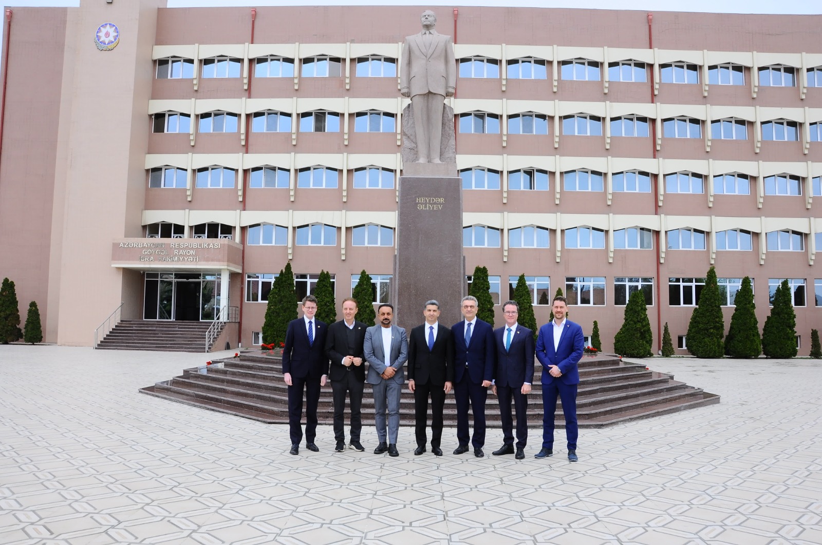 Almaniya Bundestaqının üzvləri Göygöl rayonuna səfər ediblər - FOTOLAR