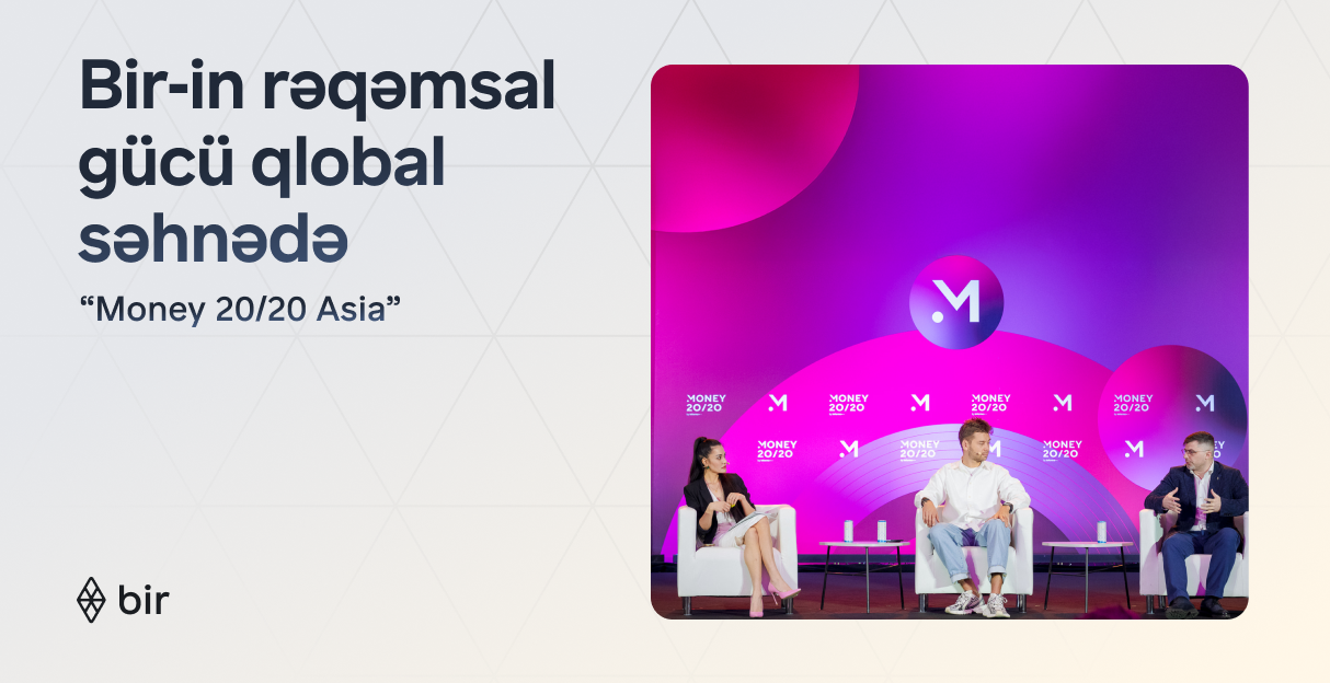 Bir Azərbaycanın rəqəmsal transformasiya təcrübəsini “Money20/20 Asia 2026” qlobal səhnəsinə daşıdı