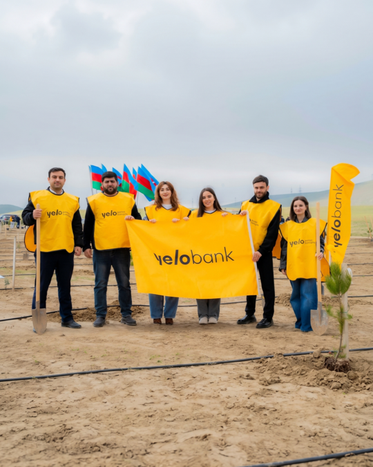 Yelo Bank-dan 1 milyon ağac hədəfinə parlaq dəstək!