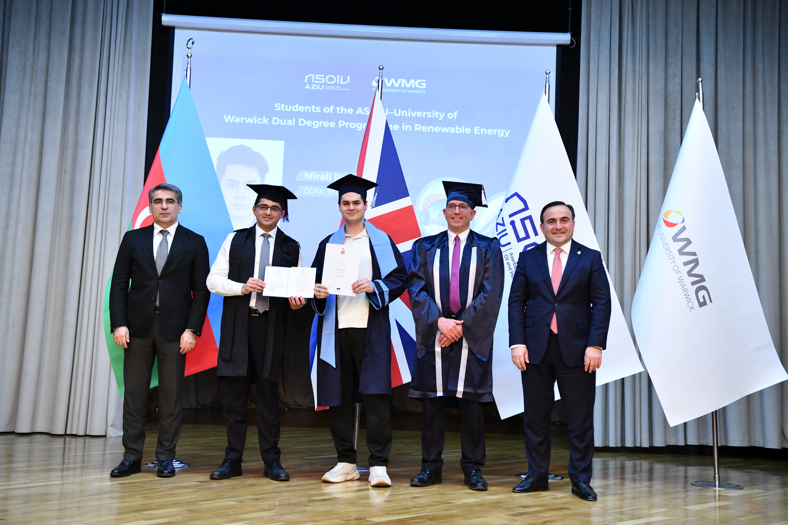 ADNSU və Vorvik Universitetinin birgə ikili diplom proqramının ilk məzun buraxılışı keçirildi - FOTOLAR