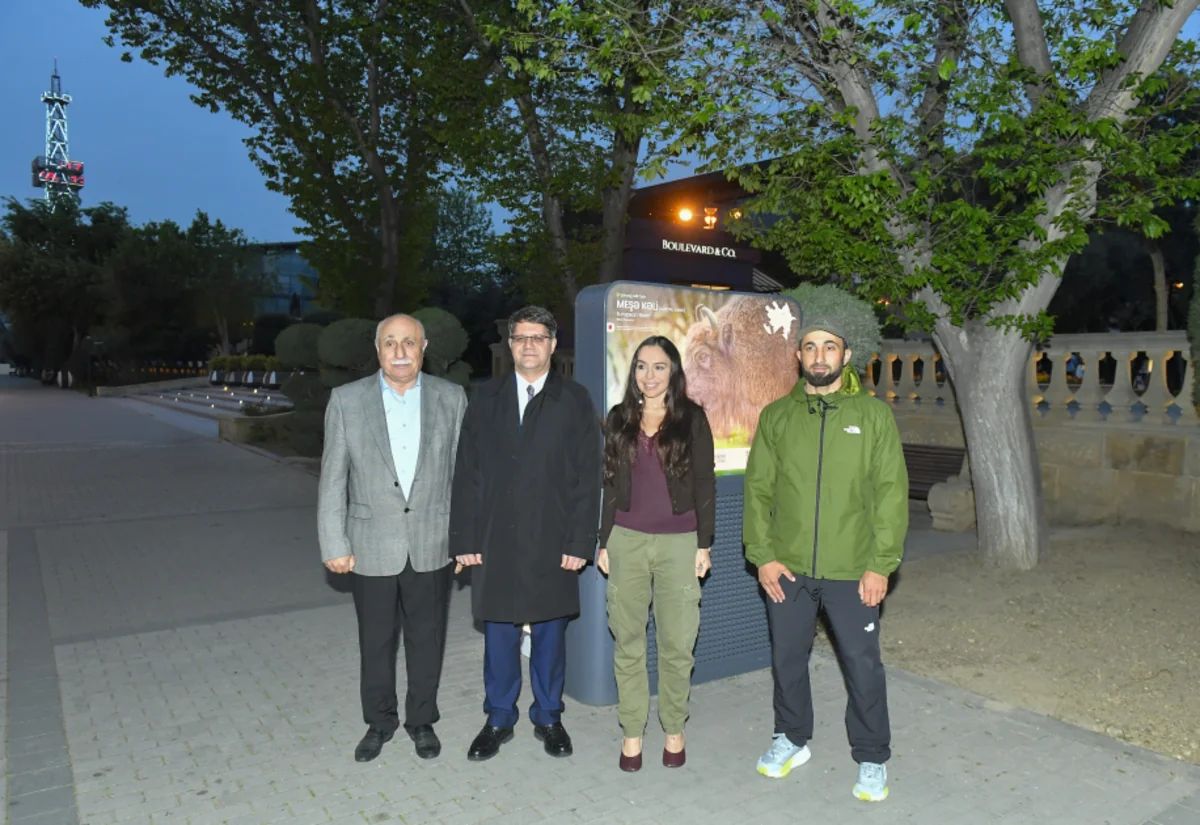Leyla Əliyeva sərgi açılışında - Fotolar