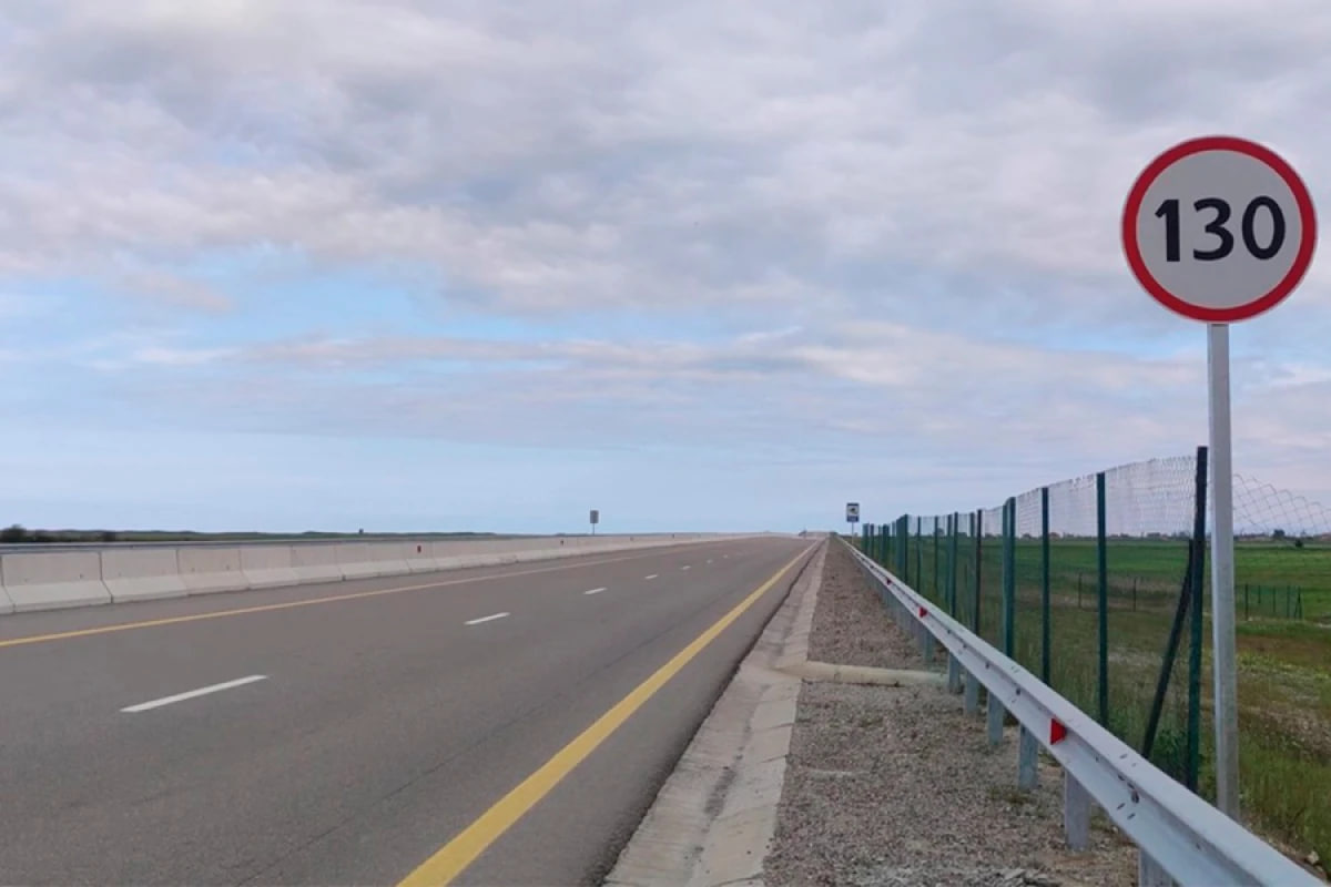 Azərbaycanda ən sürətli yol bura oldu - 130km/saat
