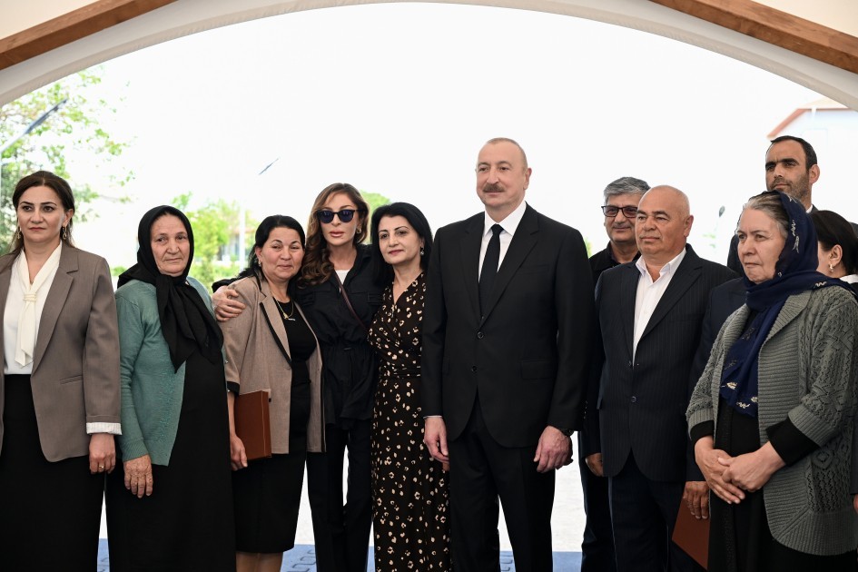 Prezidentlə xanımı Cəbrayıla getdi - FOTOLAR