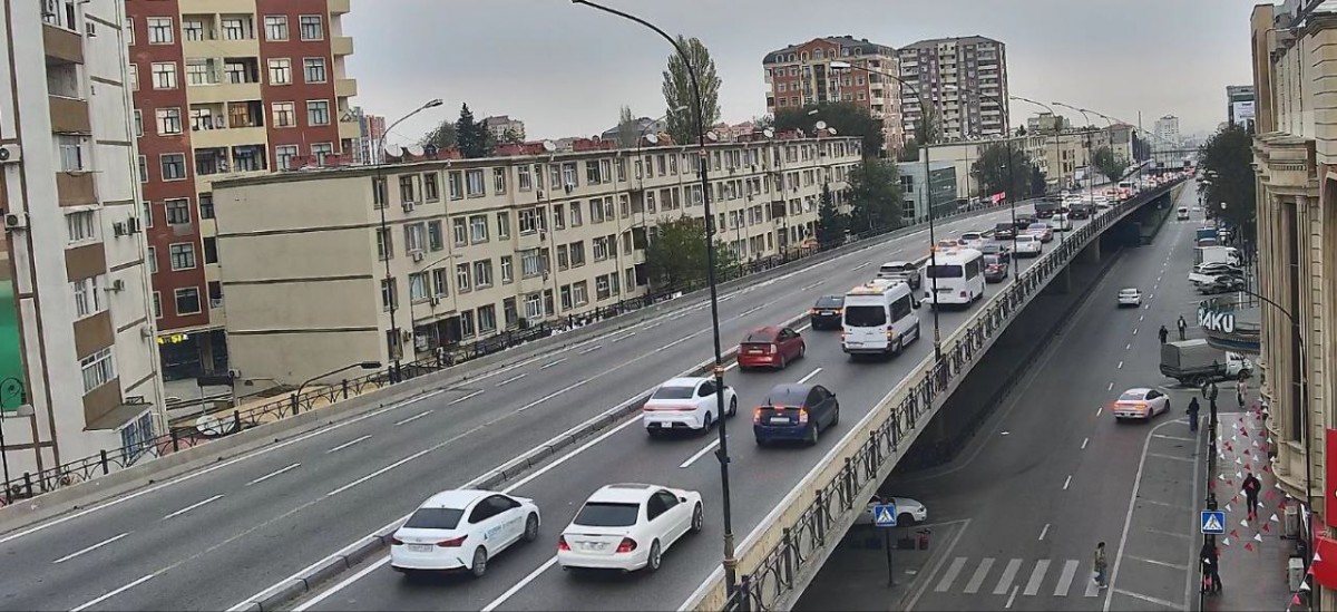 Bakıda bu yollarda sıxlıq var - SİYAHI