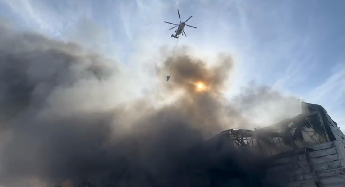 Lökbatandakı yanğın nəzarətə götürülüb, 2 helikopter cəlb olunub