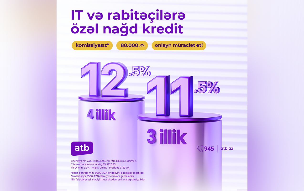 “Azər Türk Bank”dan istehlak kreditləri kampaniyası