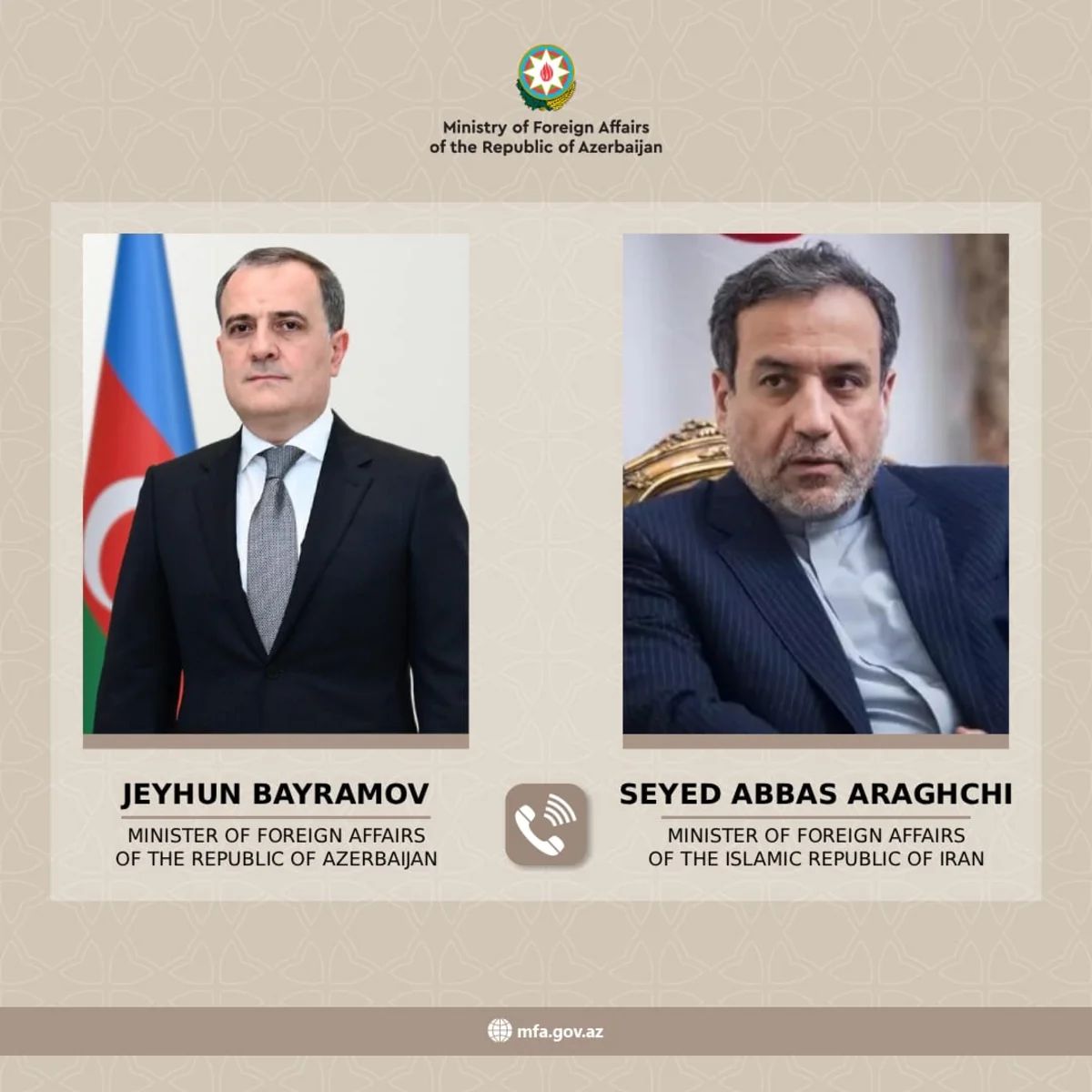 Azərbaycan və İran XİN başçıları regiondakı vəziyyəti müzakirə ediblər