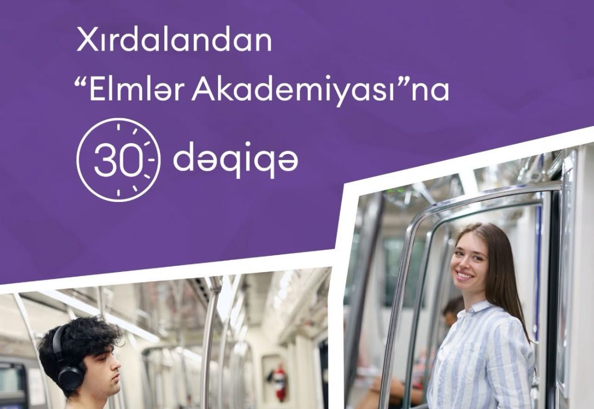 Xırdalandan Elmlər Akademiyasına 30 dəqiqəyə çatmaq mümkün olacaq