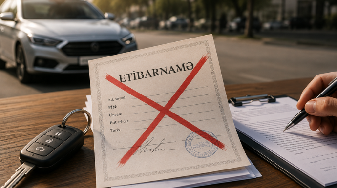 Azərbaycanda avtomobillərdə etibarnamə tələbi aradan qaldırılır