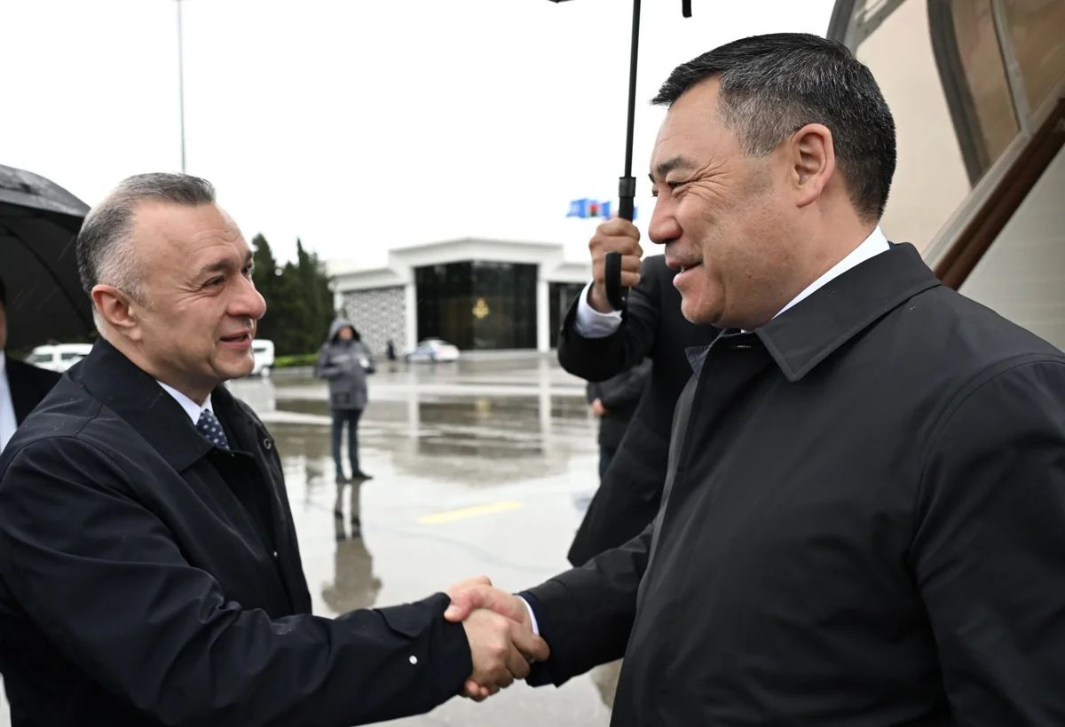 Sadır Japarov Azərbaycana səfərə gəlib