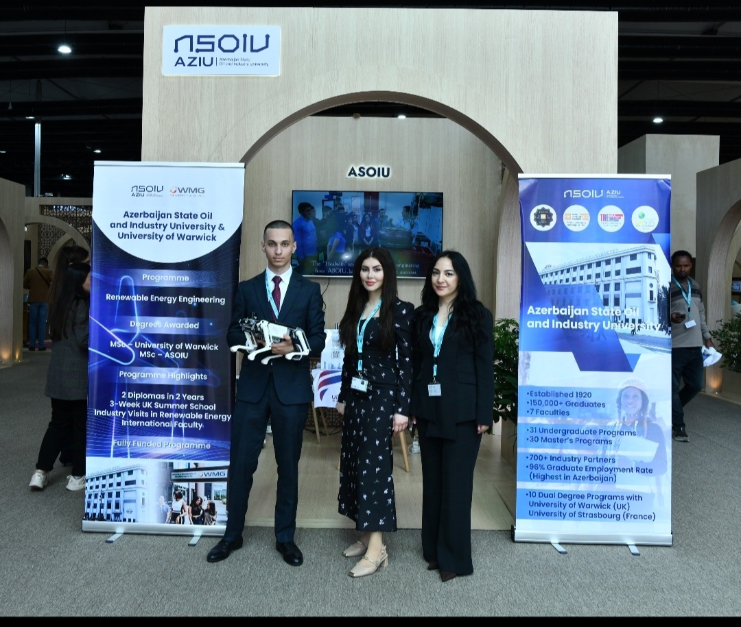 ADNSU “WUF13”də gələcəyin texnologiyalarını təqdim edir