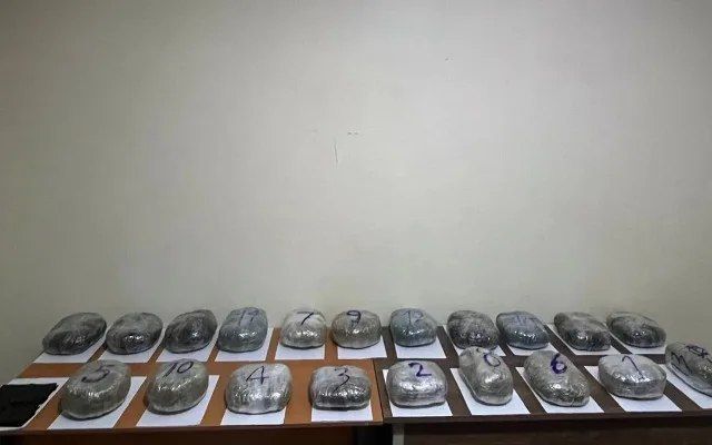 İrandan Azərbaycana 20 kq narkotik keçirilməsinin qarşısı alındı