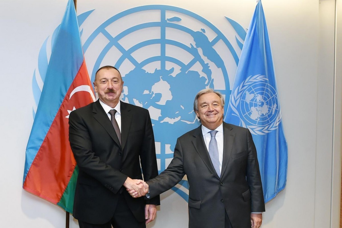 BMT Baş katibi Azərbaycan Prezidentini təbrik etdi