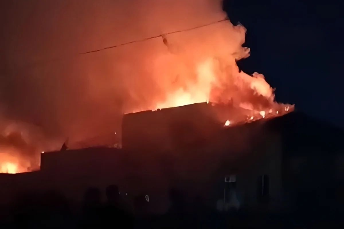 Bakıda güclü yanğın başlayıb