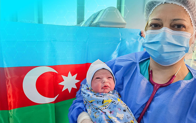 Xankəndi şəhərində dünyaya gələn ilk uşağın anasına vəzifə verildi