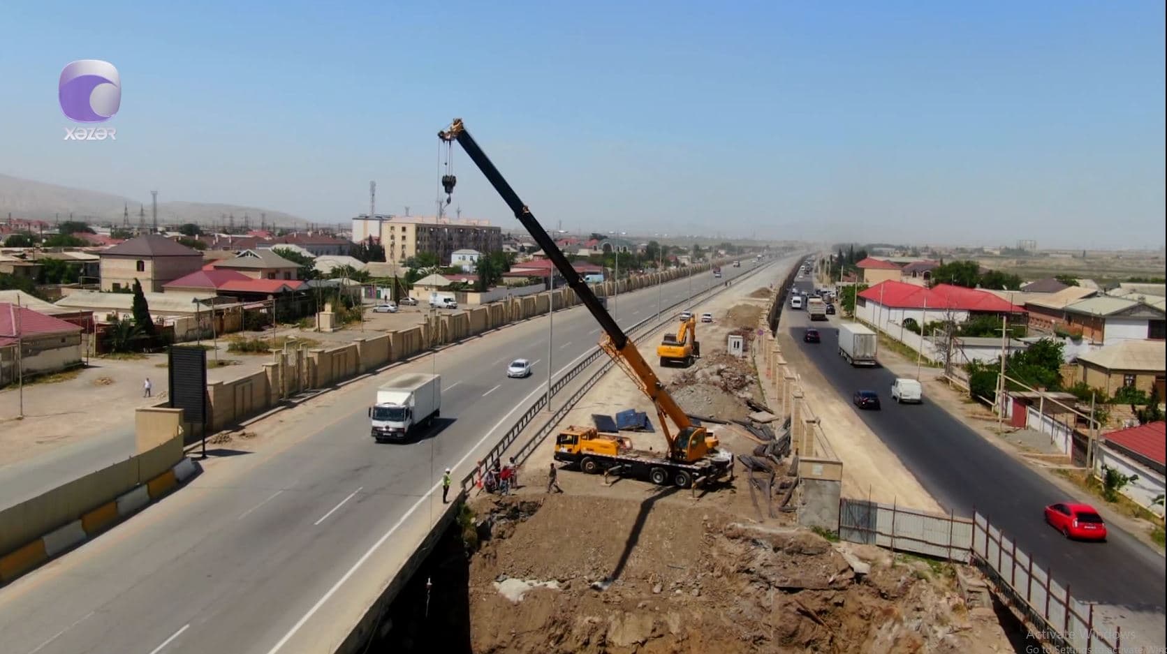 20 gün əvvəl uçan körpünün yerində tikilən yenisi nə vaxta hazır olacaq? - VİDEO