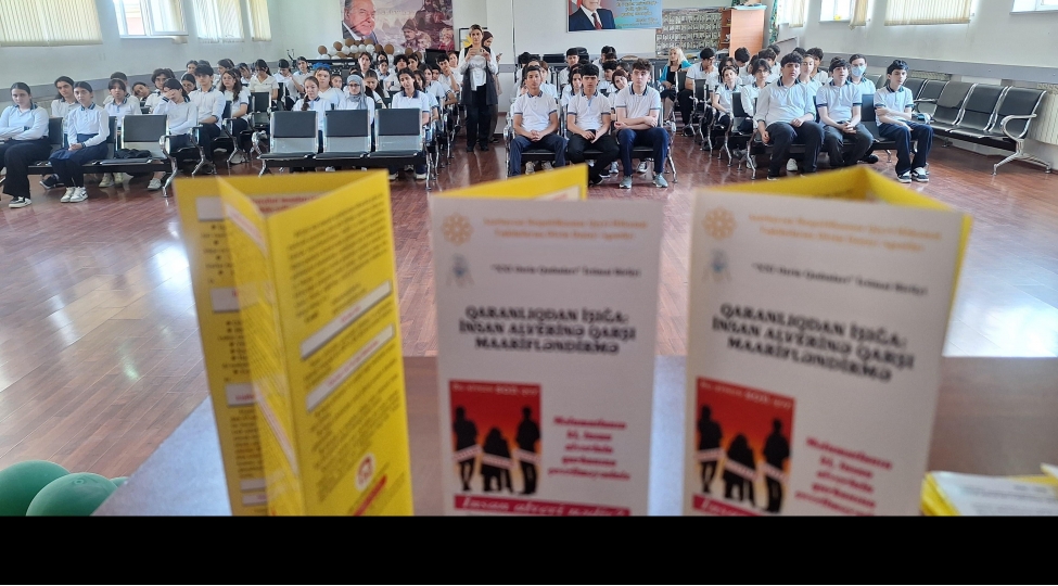 3 nömrəli tam orta ümumtəhsil məktəbində maarifləndirici tədbir keçirilib - FOTOLAR