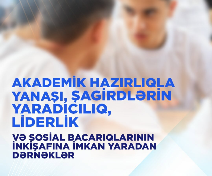10–11-ci siniflər üçün yeni təmayül tədris modeli tətbiq olunur
